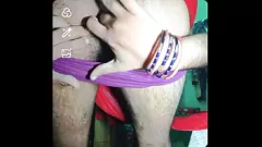 play Experiência Desi Delights: Gauri Sissy's Red Saree Anal Fantasy