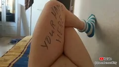 play 18 Y.O. CrossdresserKitty's Intense Masturbation Session - Cum on Pussy Request!