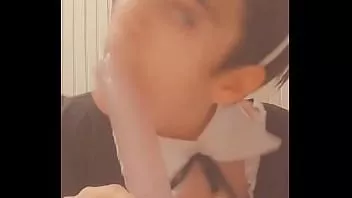 Reproduzir Sissy maid prazeres seu vibrador e sissygasms!